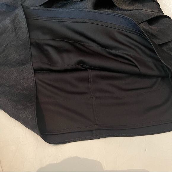 London Style Metallic Black Tulip Fitted Party Event Dress NWT Size 10 - Picture 8 of 14